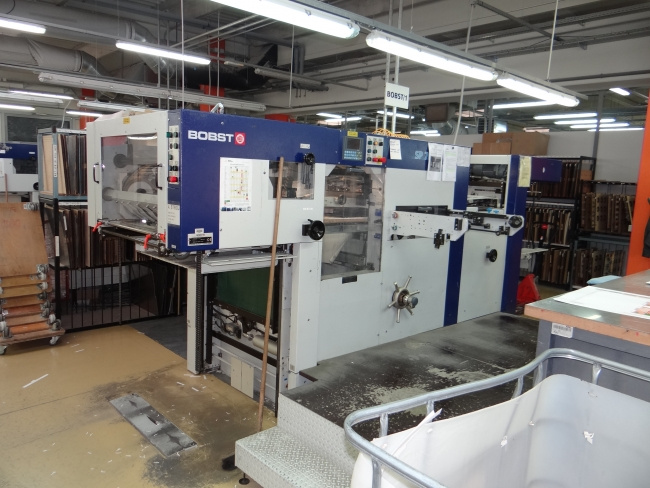 supply of automatic die cutting machine bobst sp 76 e impresstec bobst die cutting