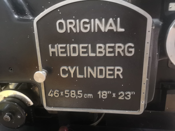 Heidelberg Cylinder KSBA 46  x 58,5 cm